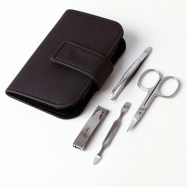 Zestaw do manicure (4 elementy) MANICURE SET - DARK STAG - obrazek 3