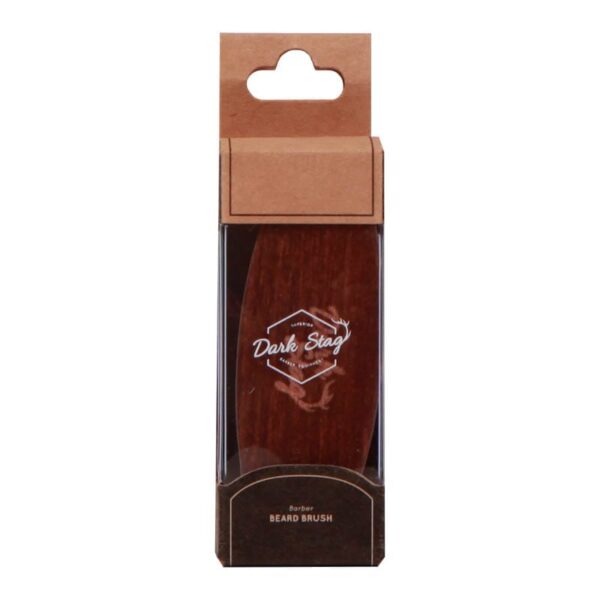 Szczotka - Kartacz MINI do brody włosie naturalne BEARD BRUSH - DARK STAG - obrazek 3