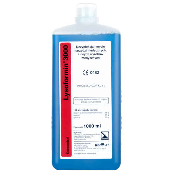 LYSOFORMIN 3000 Koncentrat do dezynfekcji narzędzi 1000ml - MEDILAB