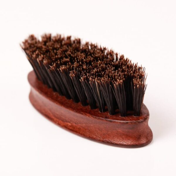 Szczotka - Kartacz MINI do brody włosie naturalne BEARD BRUSH - DARK STAG